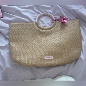 Juicy Couture straw bag